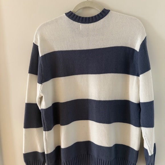 Hollister Oversized striped jumper in blue and white - Picture 3 of 3